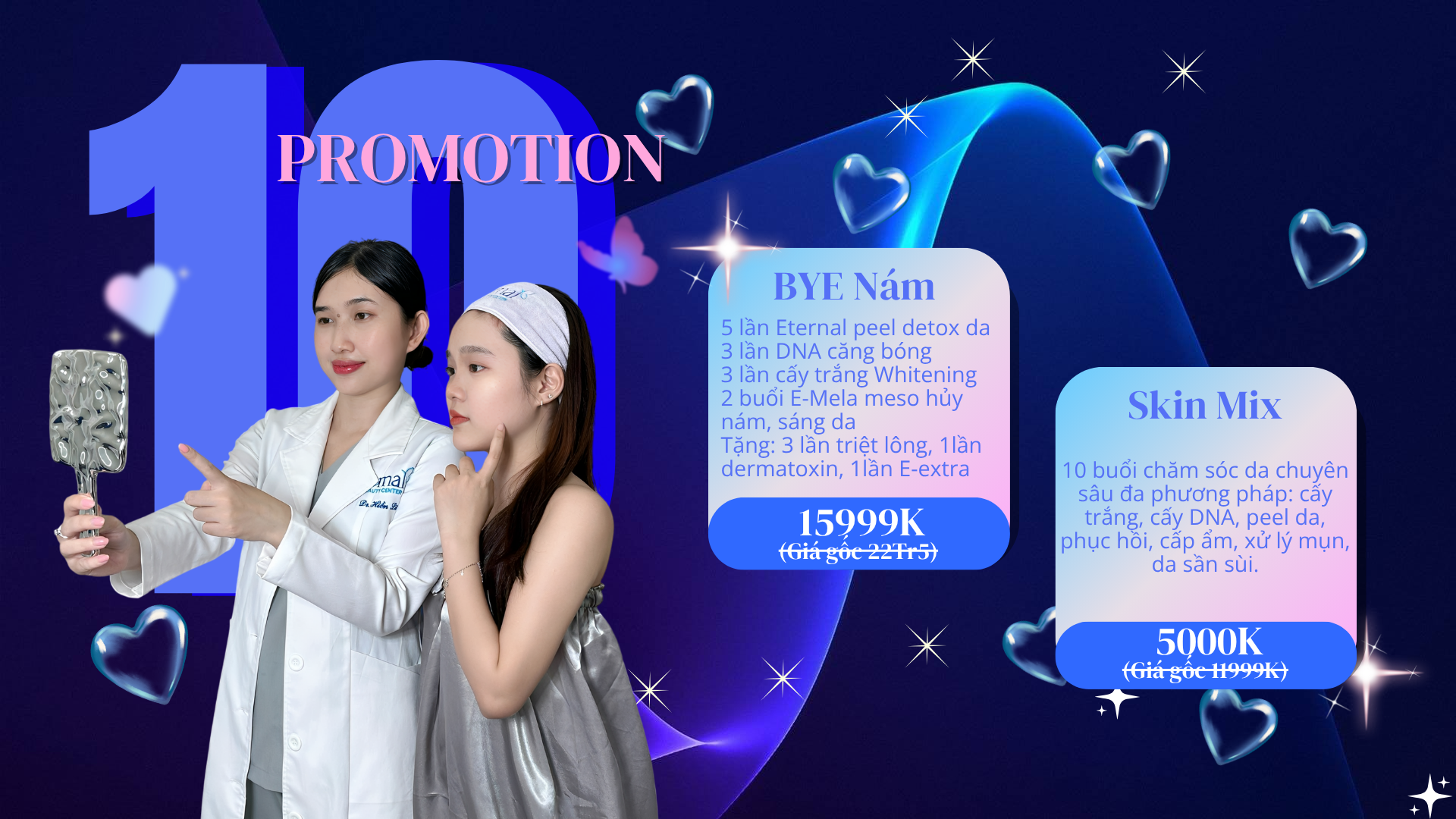 Bye Nám - Giải pháp trị nám chuyên sâu | Skin Mix - Giải pháp chăm sóc da toàn diện