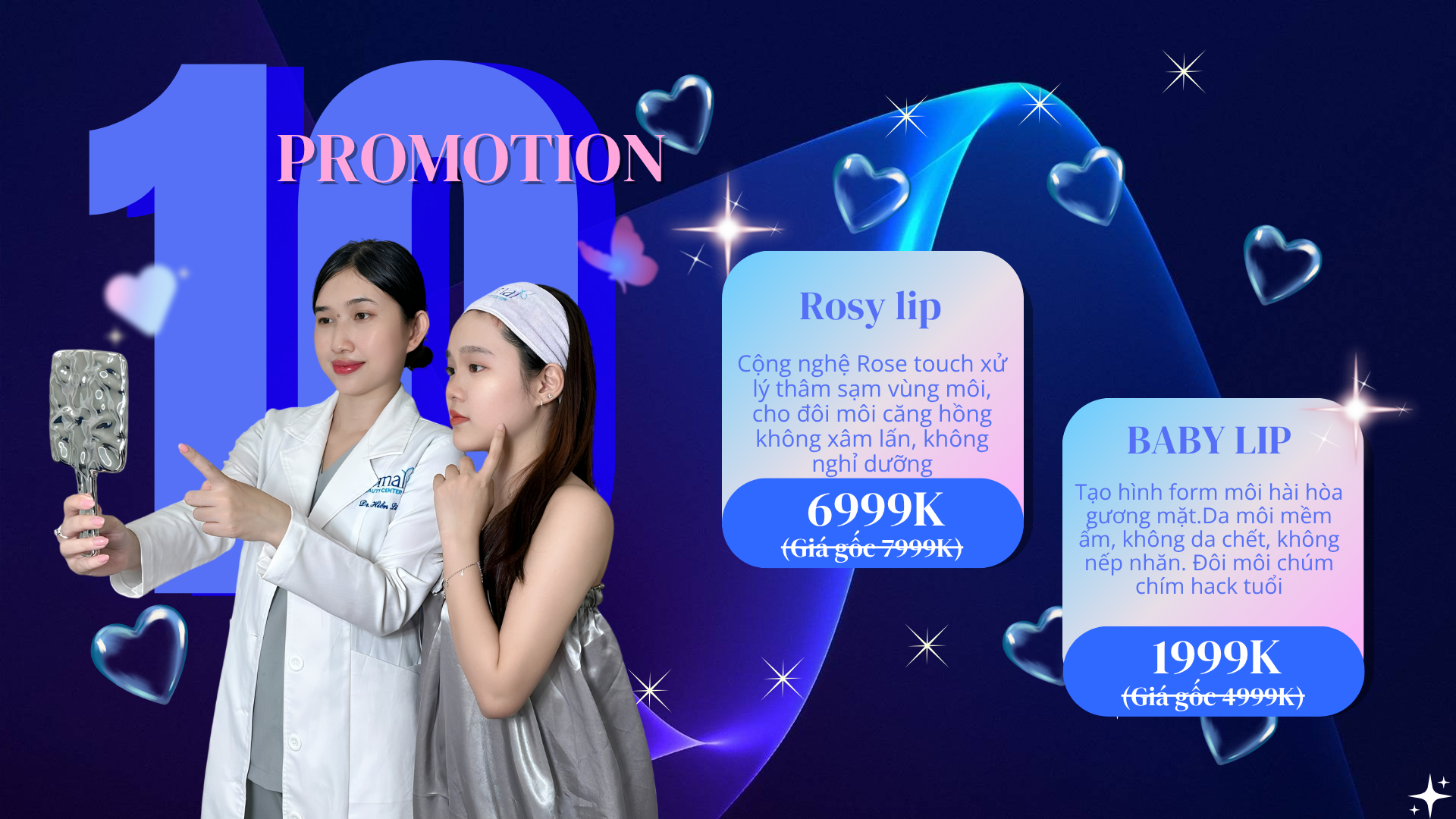 Rosy Lips - Giải pháp trị thâm môi | Baby Lips - Giải pháp chăm sóc môi toàn diện