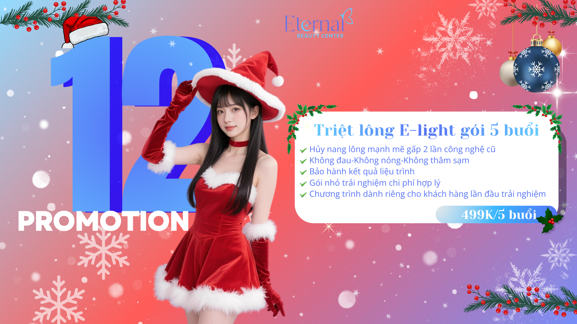 Eternal Beauty Center - Ưu đãi tháng 12