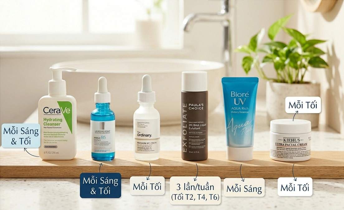 Lịch xài mỹ phẩm