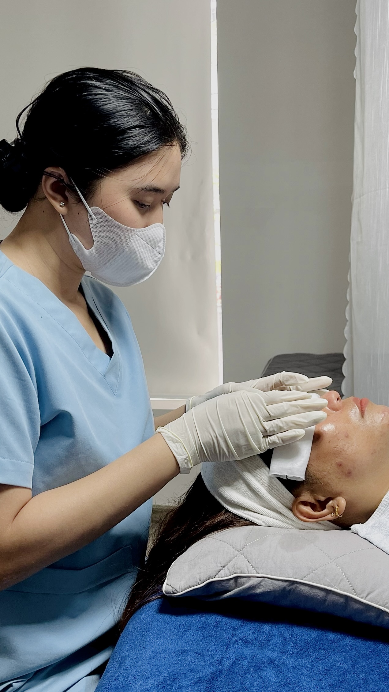 Cleansing and preparing the skin for deep treatment