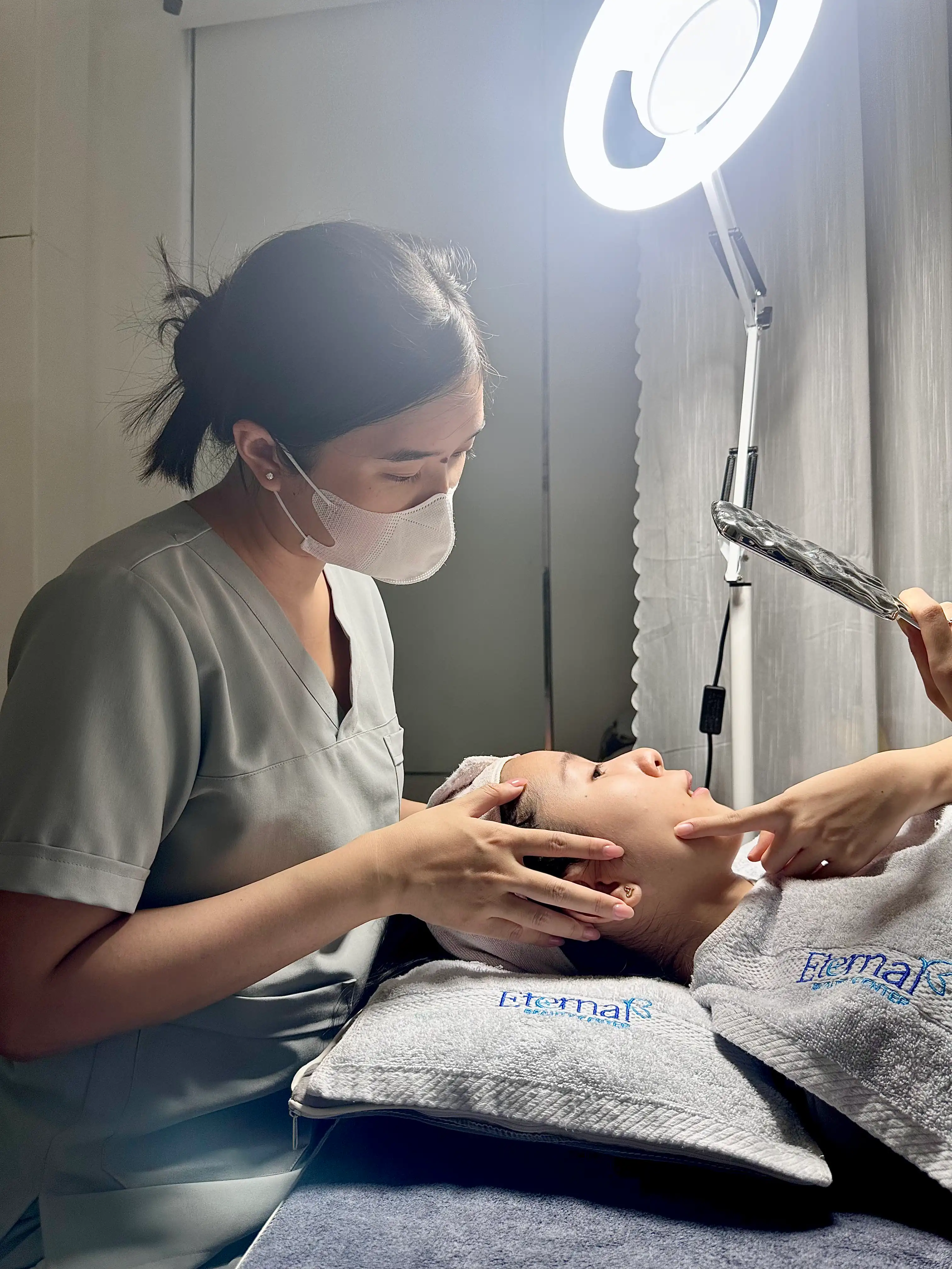 Skin photography before treatment