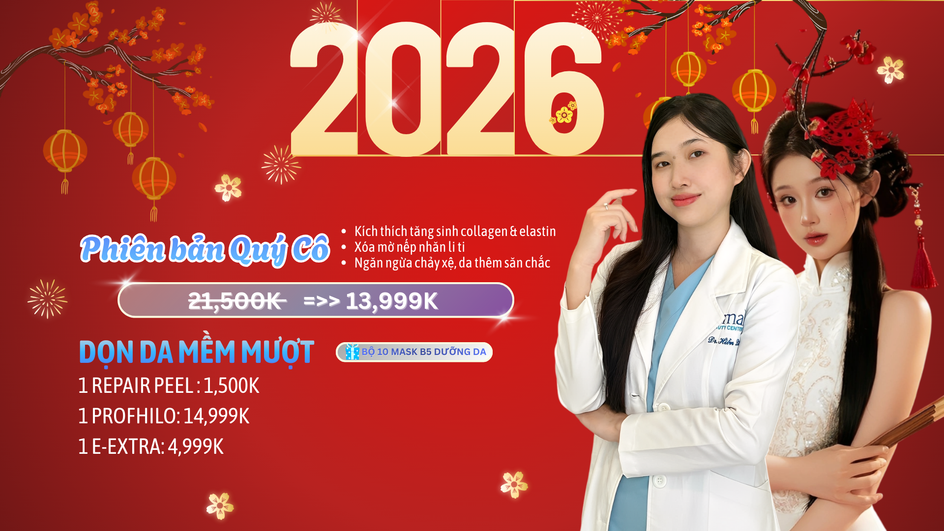 Eternal Beauty Center - Ưu đãi tết 2026