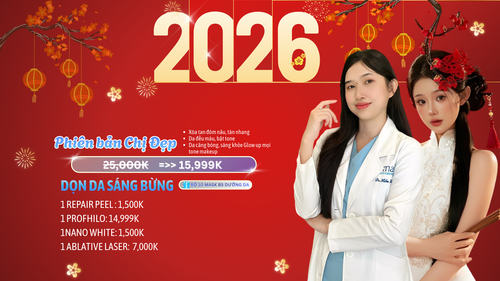 Eternal Beauty Center - Ưu đãi tết 2026