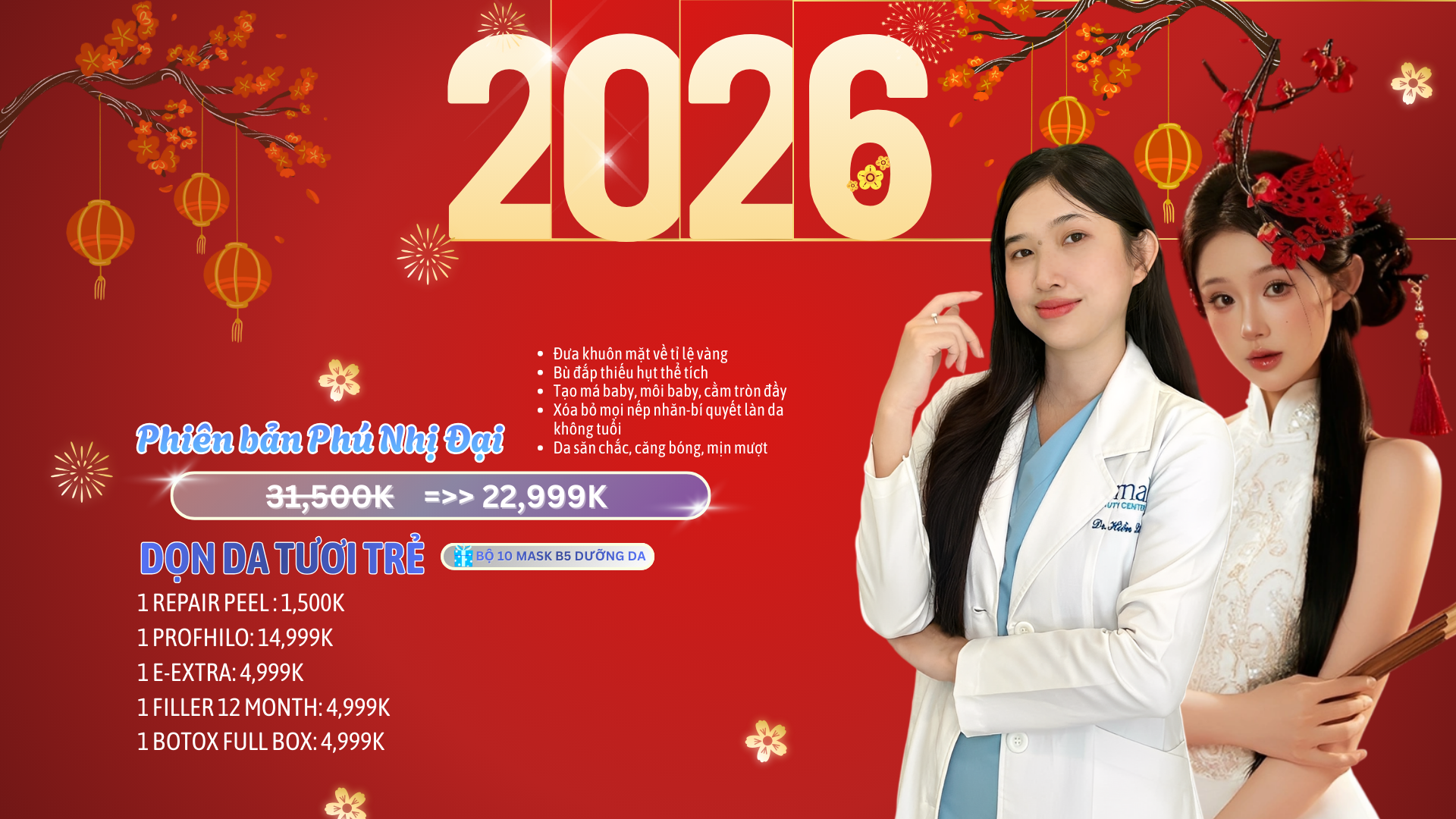 Eternal Beauty Center - Ưu đãi tết 2026